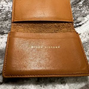 Minor History Wallet